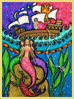 Margaret Blanchett Folk Art mermaids sirens